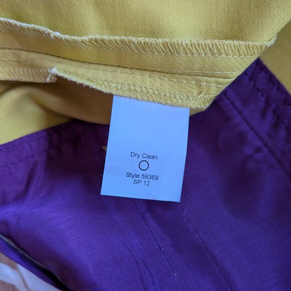 J. Crew No. 2 Pencil Mini Skirt, Vibrant Yellow Green Size 8 - Picture 5 of 5